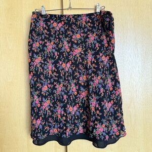 midi floral skirt